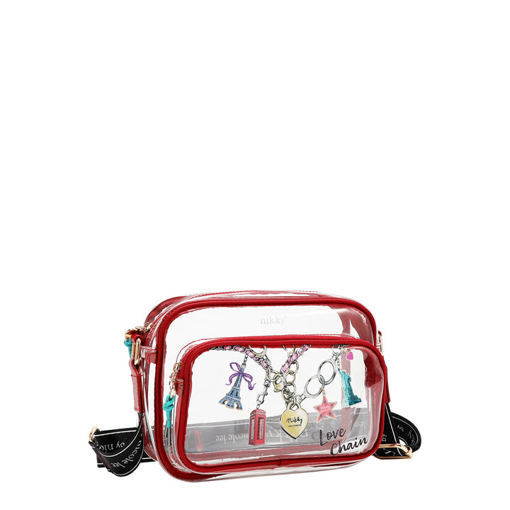 CLEAR LOVECHAIN CROSSBODY
