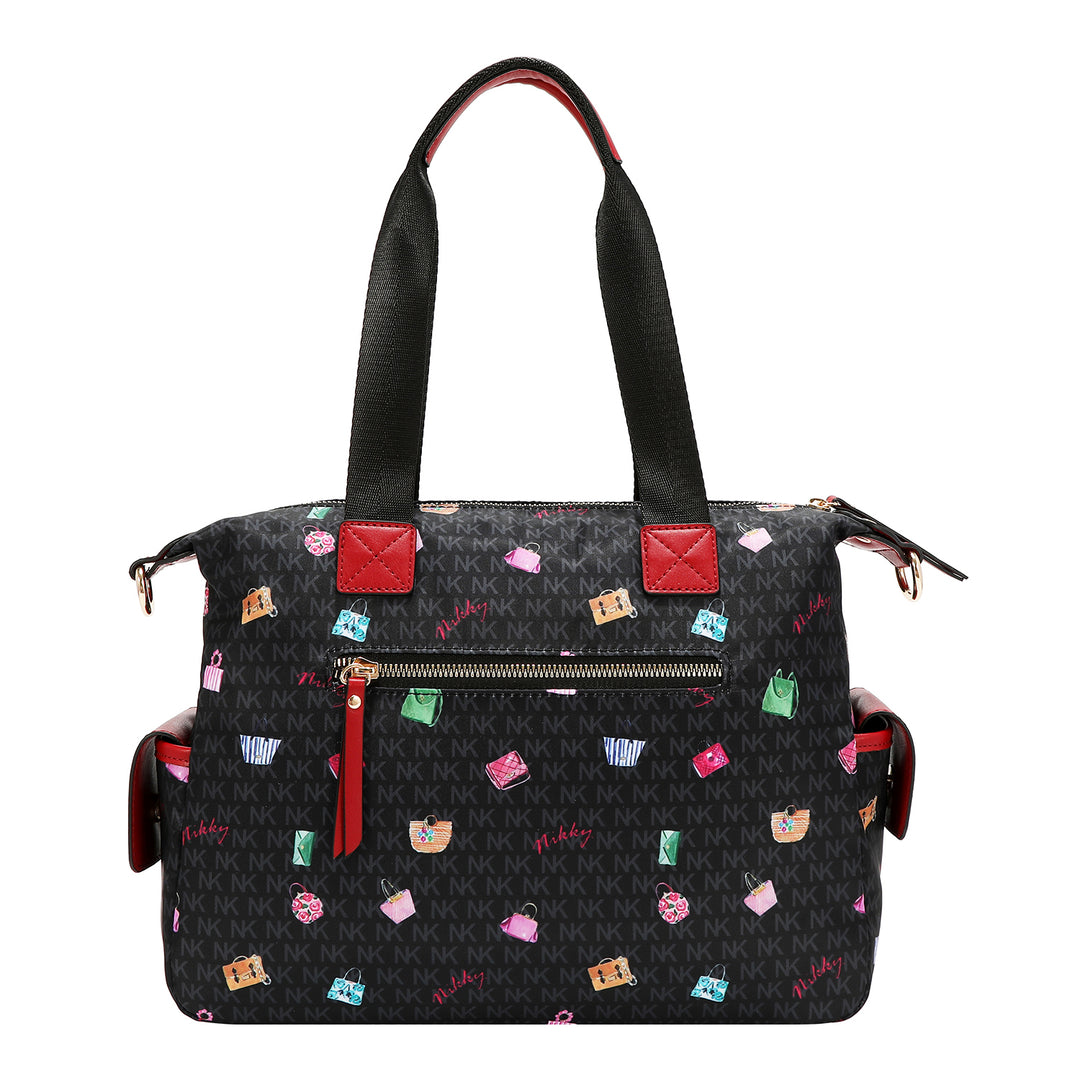GLAMOROUS WALK NYLON TOTE BAG