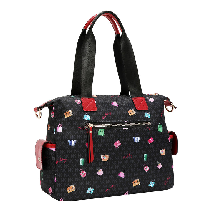GLAMOROUS WALK NYLON TOTE BAG