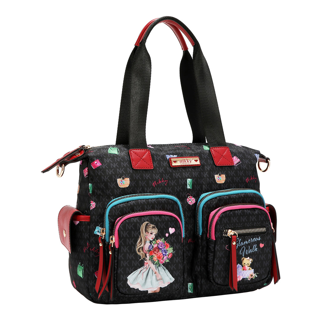 GLAMOROUS WALK NYLON TOTE BAG