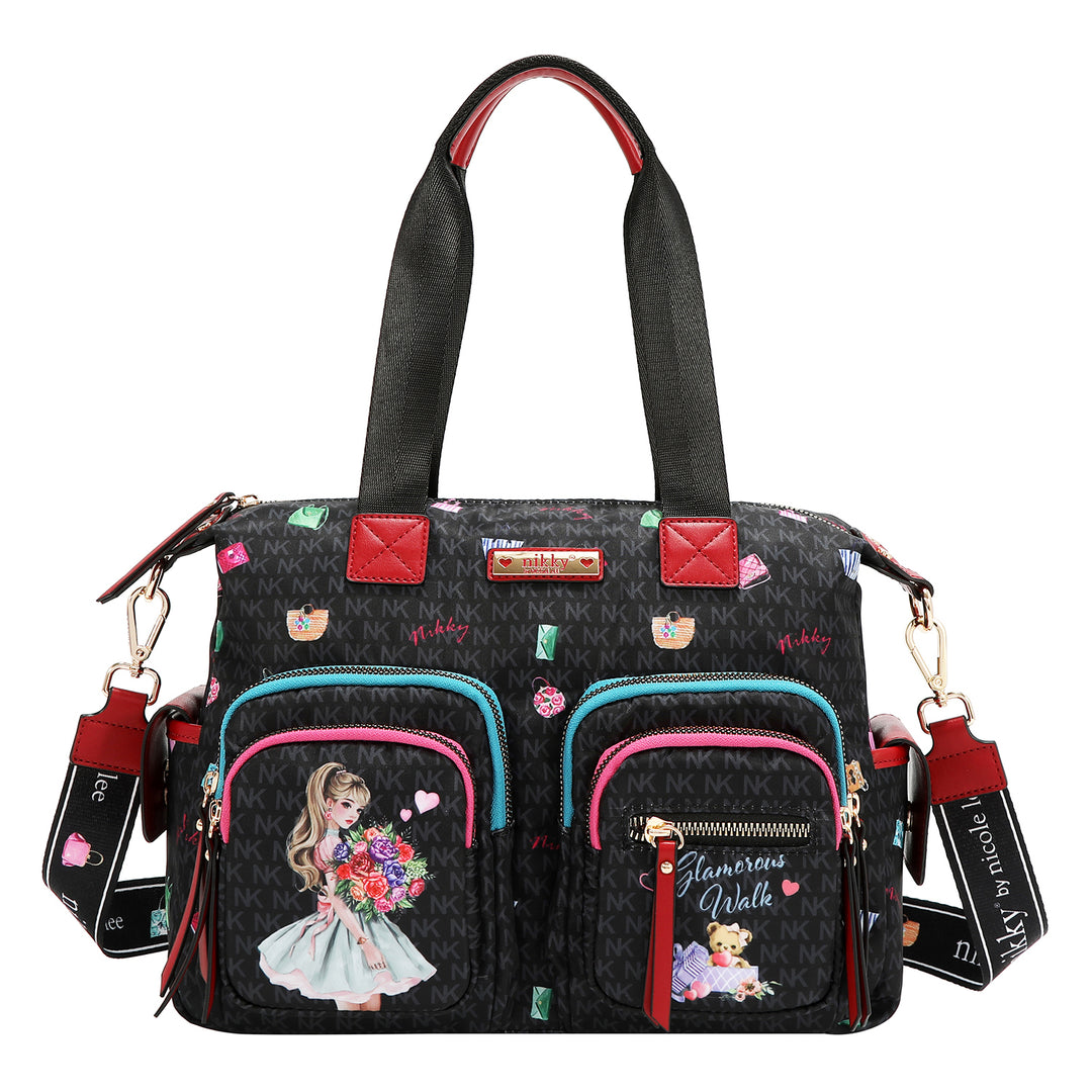 GLAMOROUS WALK NYLON TOTE BAG