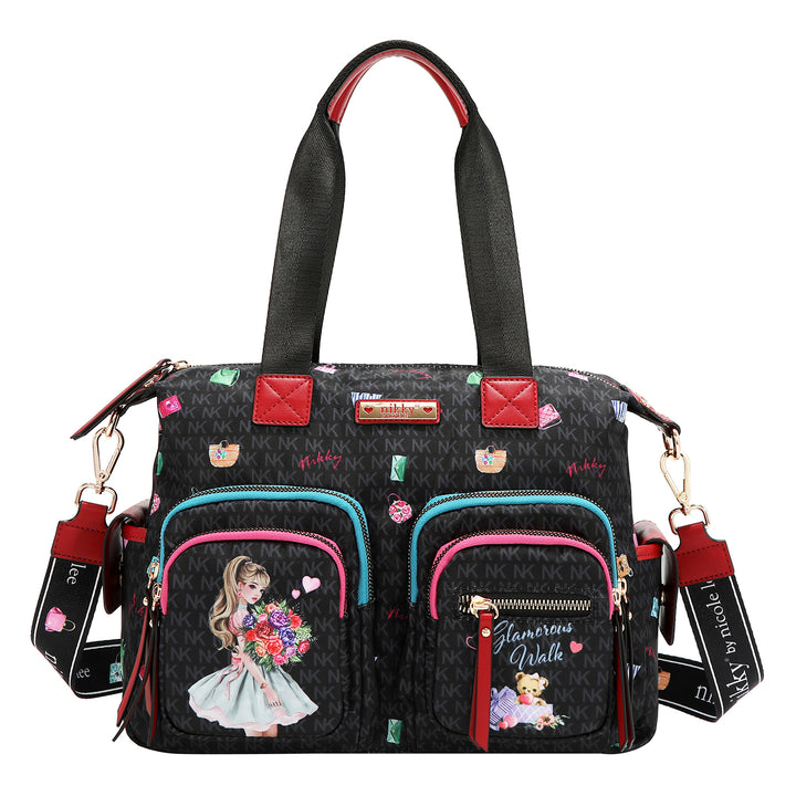 GLAMOROUS WALK NYLON TOTE BAG