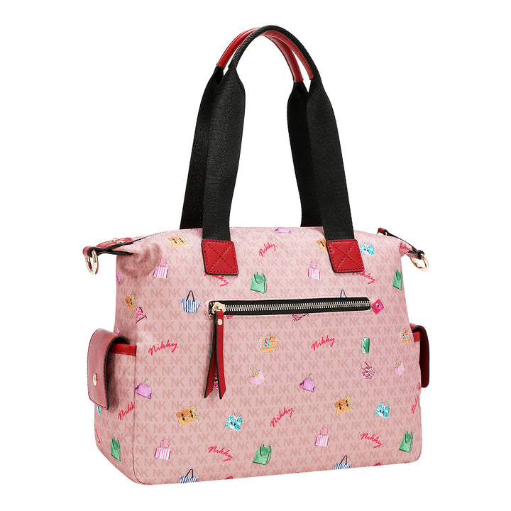 GLAMOROUS WALK NYLON TOTE BAG