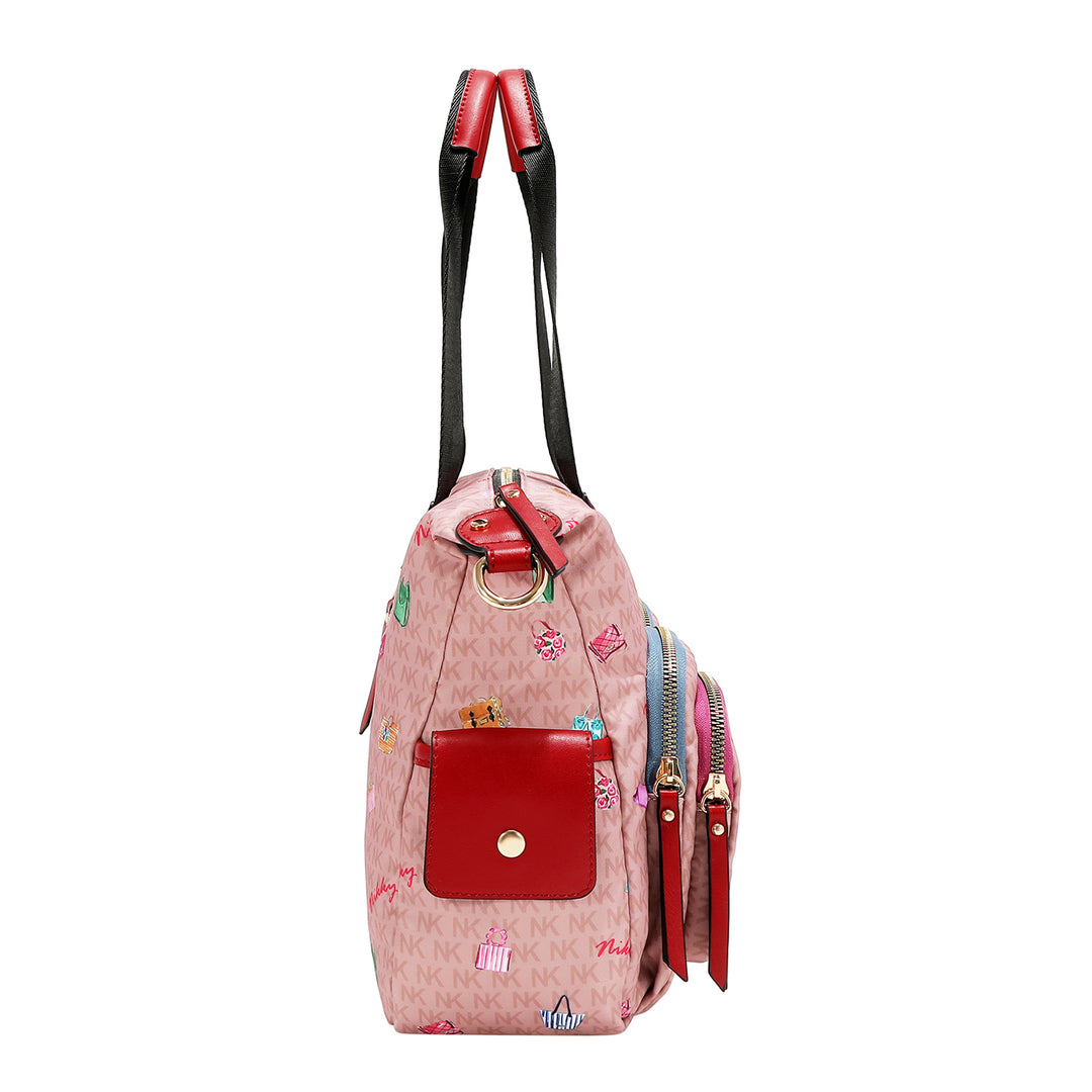 GLAMOROUS WALK NYLON TOTE BAG
