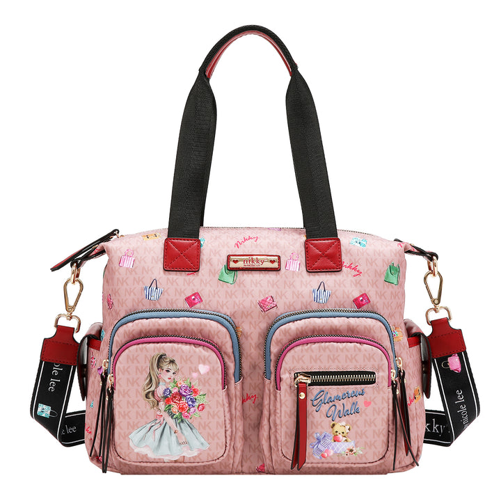 GLAMOROUS WALK NYLON TOTE BAG