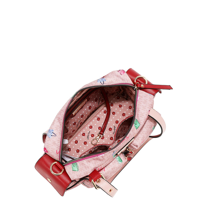 GLAMOROUS WALK NYLON SATCHEL BAG