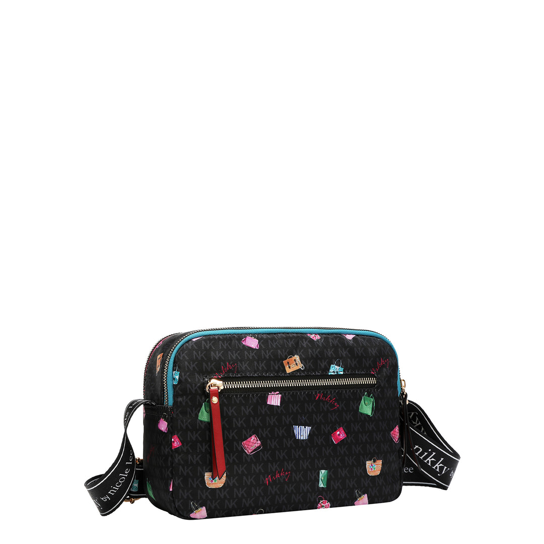 GLAMOROUS WALK NYLON CROSSBODY BAG