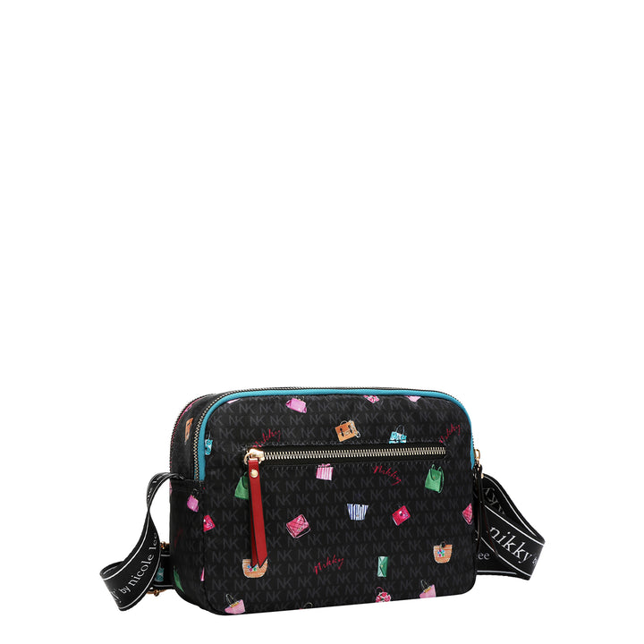 GLAMOROUS WALK NYLON CROSSBODY BAG