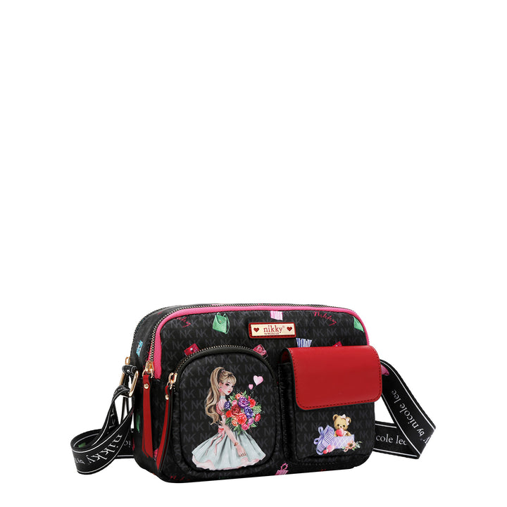 GLAMOROUS WALK NYLON CROSSBODY BAG