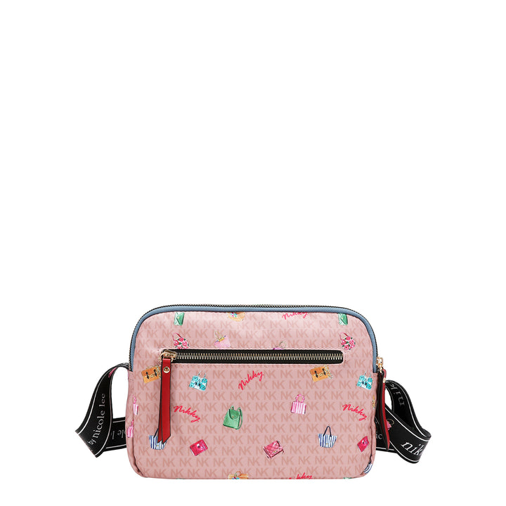 GLAMOROUS WALK NYLON CROSSBODY BAG