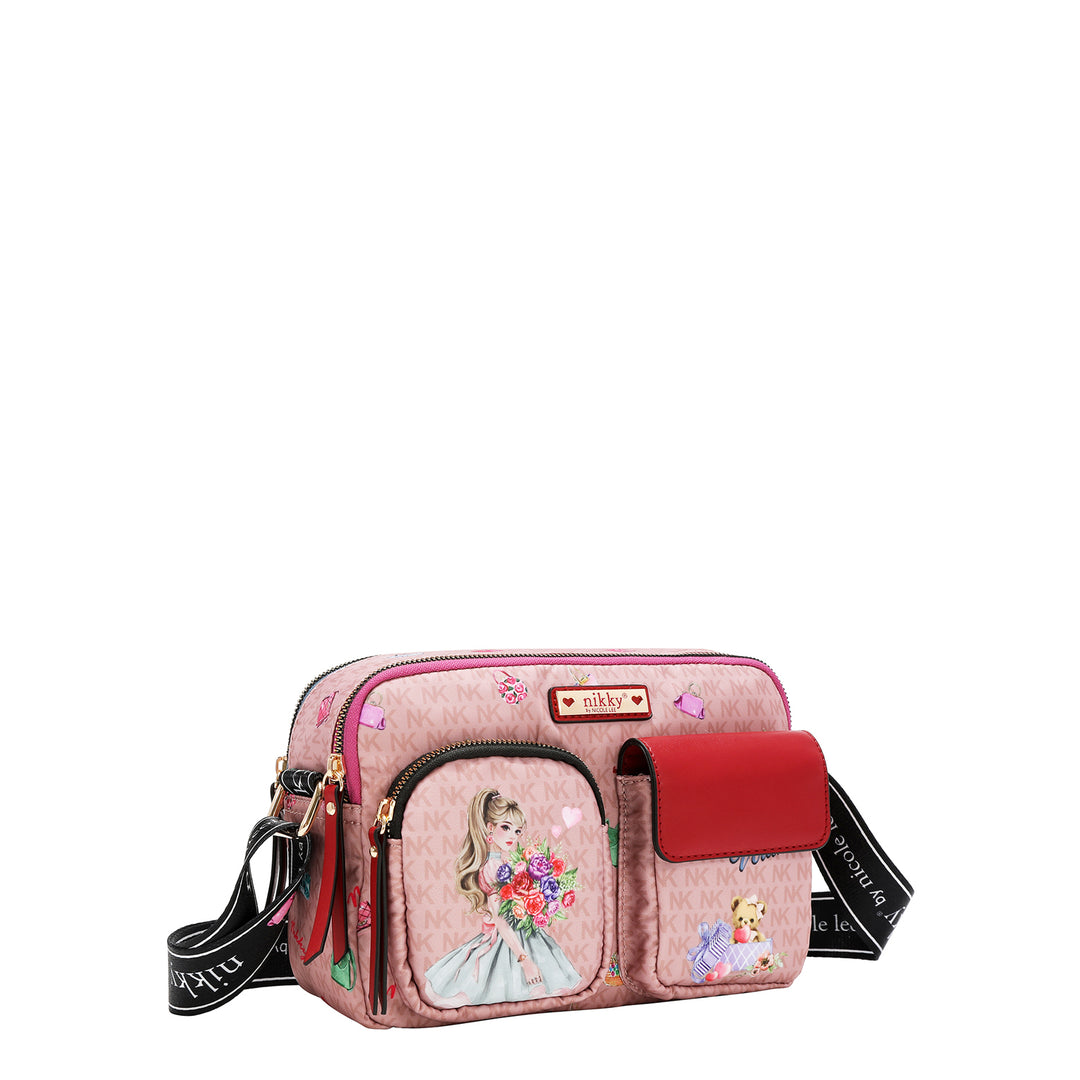GLAMOROUS WALK NYLON CROSSBODY BAG