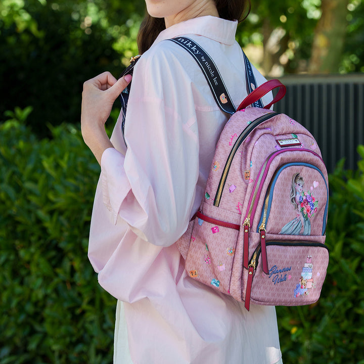 GLAMOROUS WALK MEDIUM NYLON BACKPACK