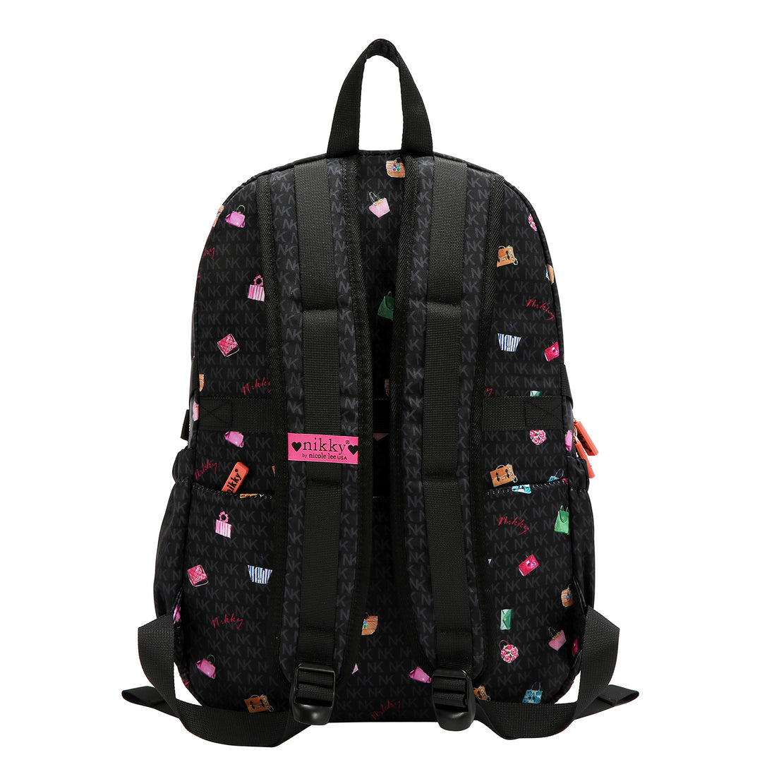 GLAMOROUS WALK LARGE NYLON BACKPACK