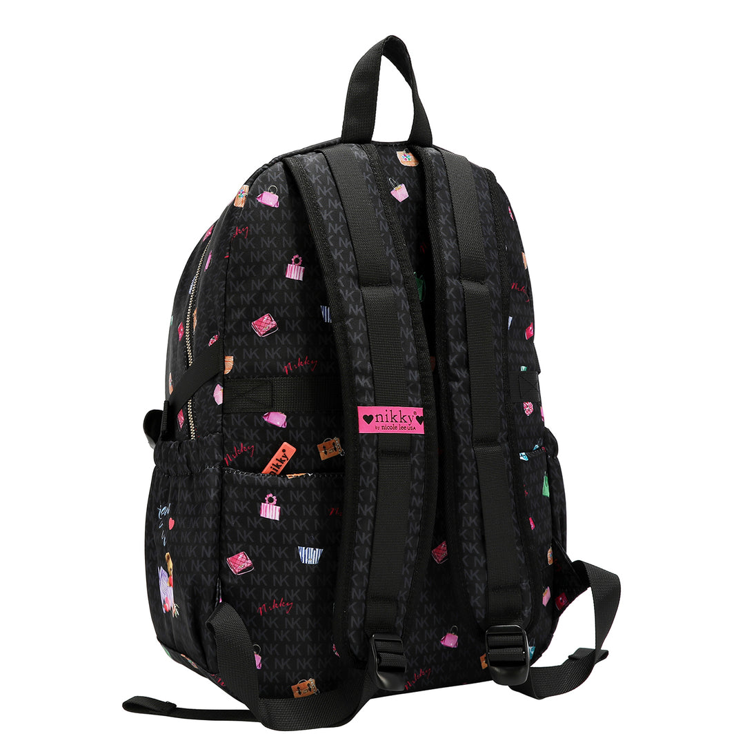 GLAMOROUS WALK LARGE NYLON BACKPACK