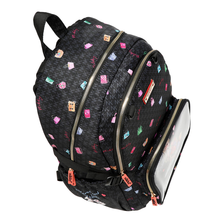 GLAMOROUS WALK LARGE NYLON BACKPACK