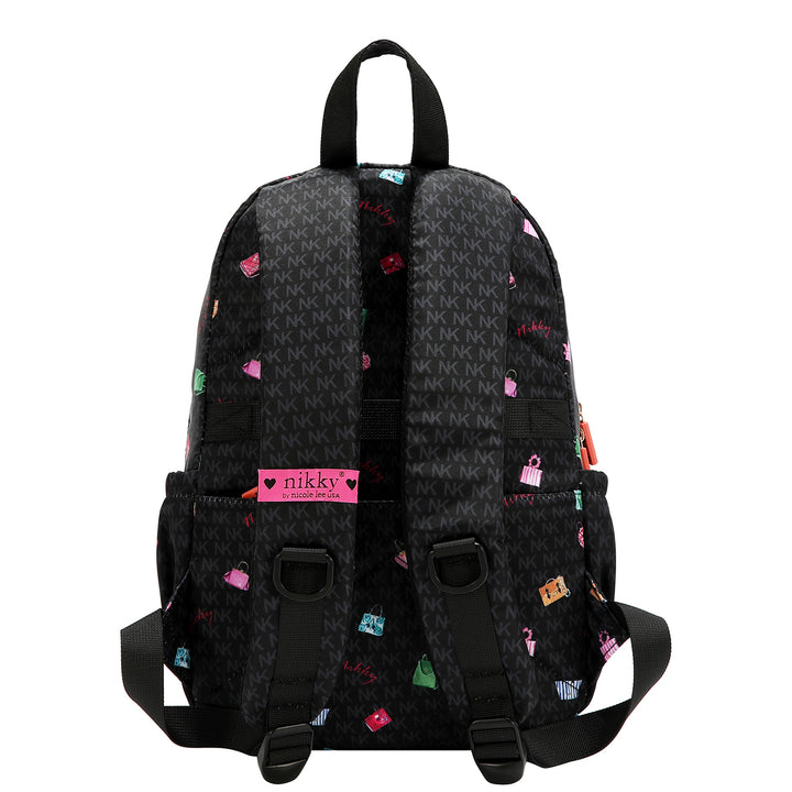 GLAMOROUS WALK MEDIUM NYLON BOW BACKPACK
