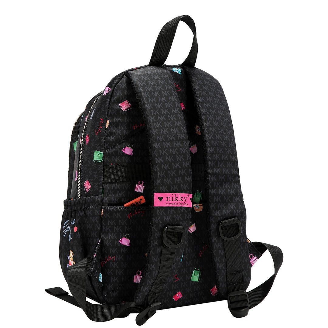 GLAMOROUS WALK MEDIUM NYLON BOW BACKPACK