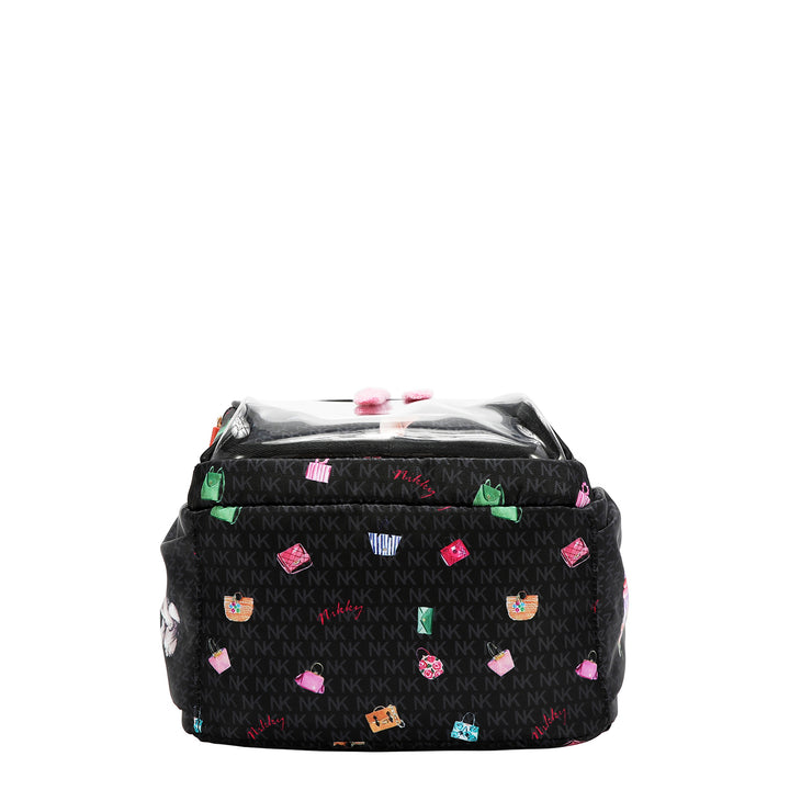 GLAMOROUS WALK MEDIUM NYLON BOW BACKPACK