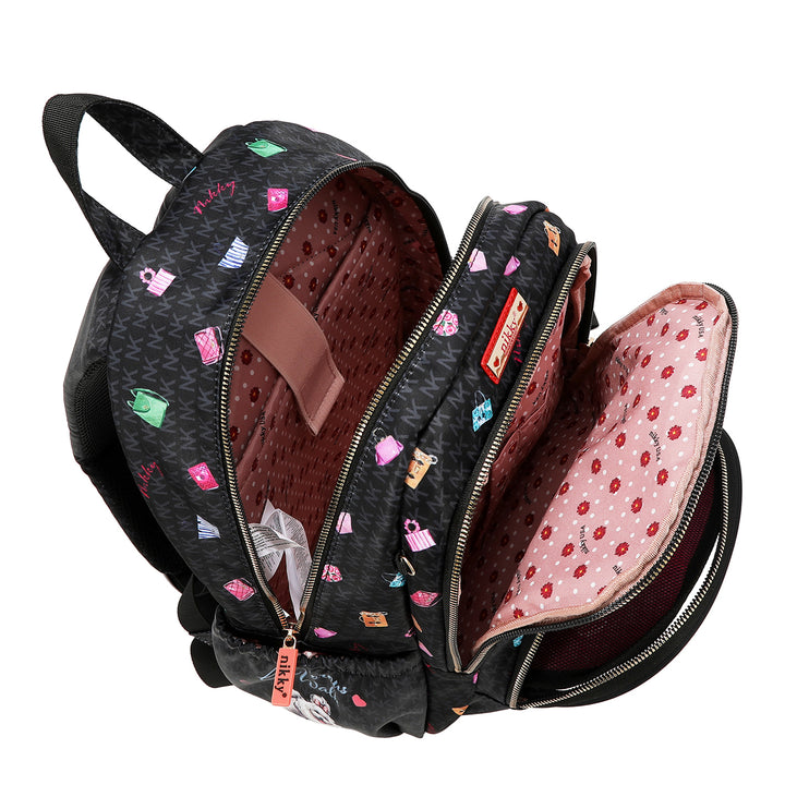 GLAMOROUS WALK MEDIUM NYLON BOW BACKPACK