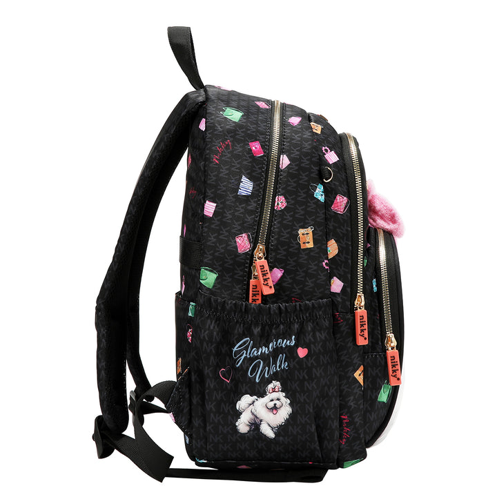 GLAMOROUS WALK MEDIUM NYLON BOW BACKPACK