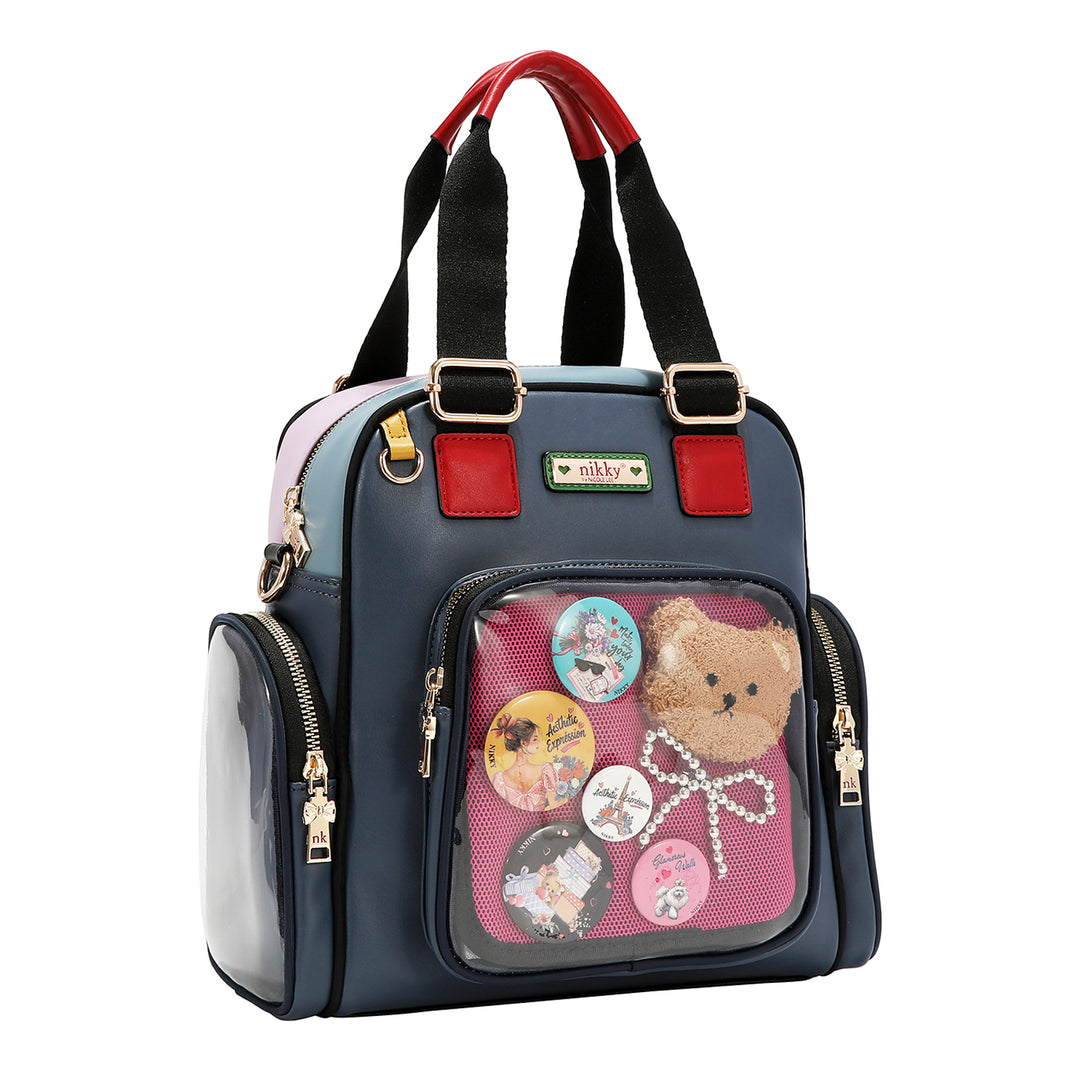 TEDDY &amp; PIN CONVERTIBLE BACKPACK
