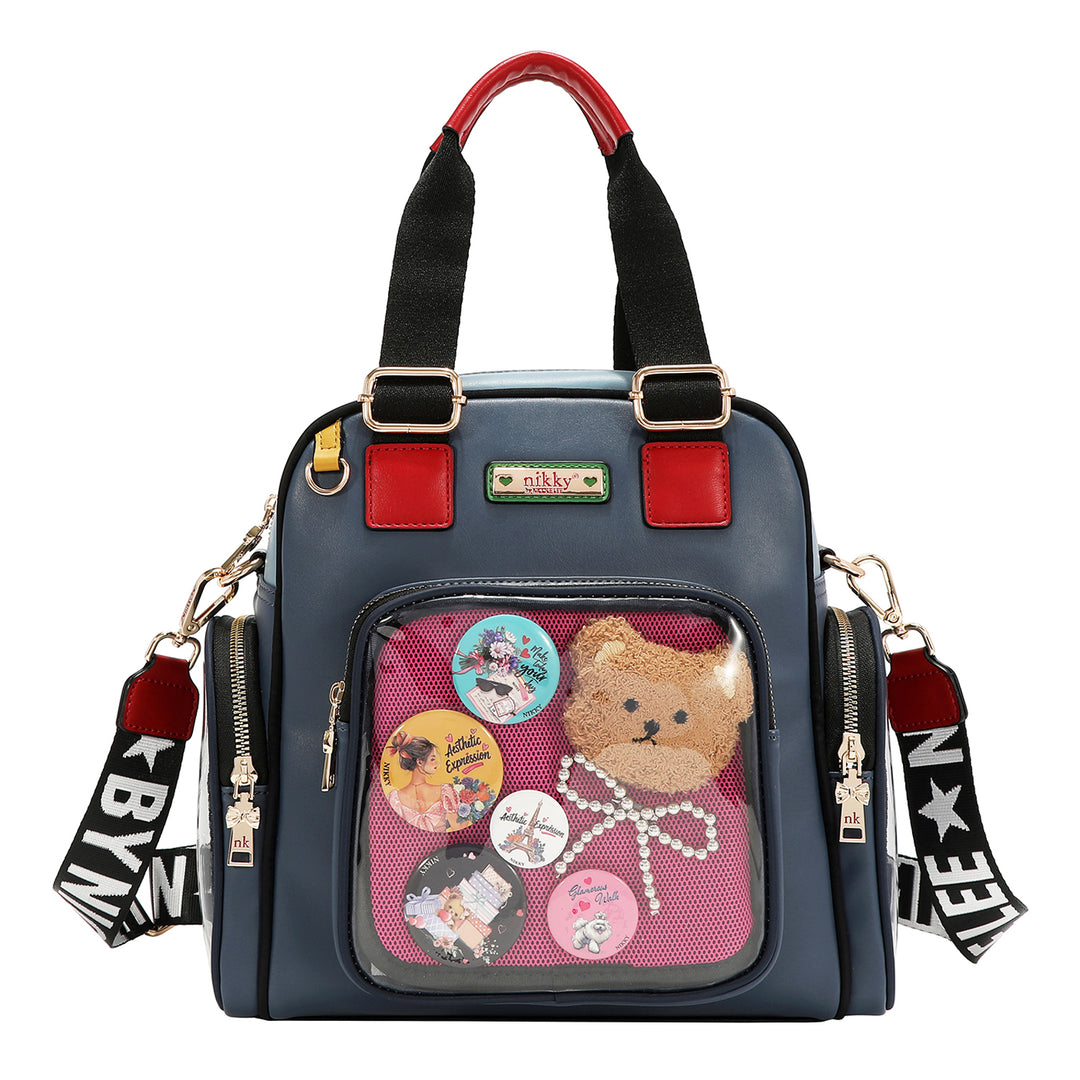 TEDDY &amp; PIN CONVERTIBLE BACKPACK