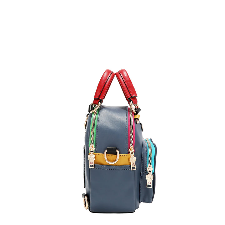 TEDDY &amp; PIN CONVERTIBLE SMALL BACKPACK / HANDBAG