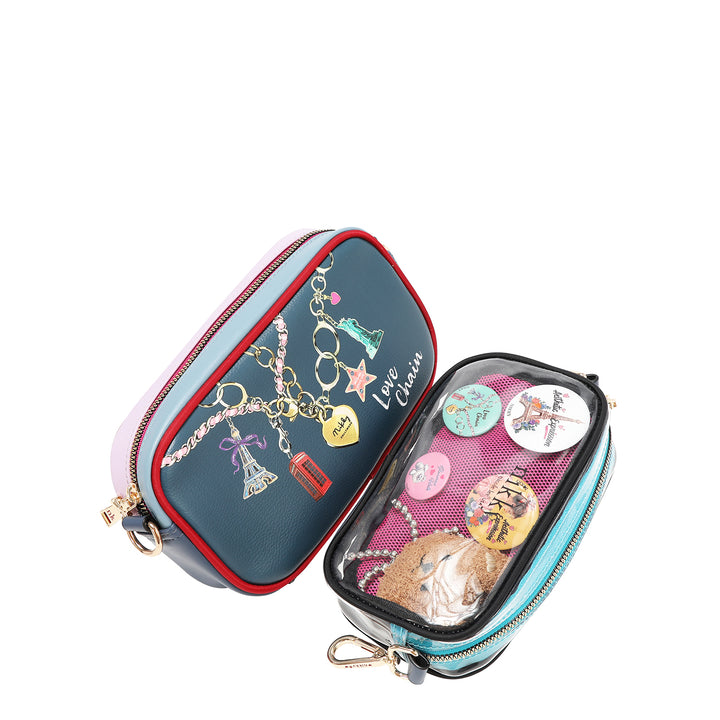 TEDDY &amp; PIN 2 PC CROSSBODY