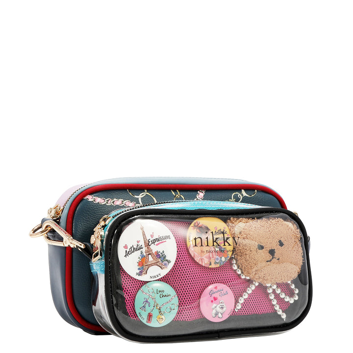 TEDDY &amp; PIN 2 PC CROSSBODY