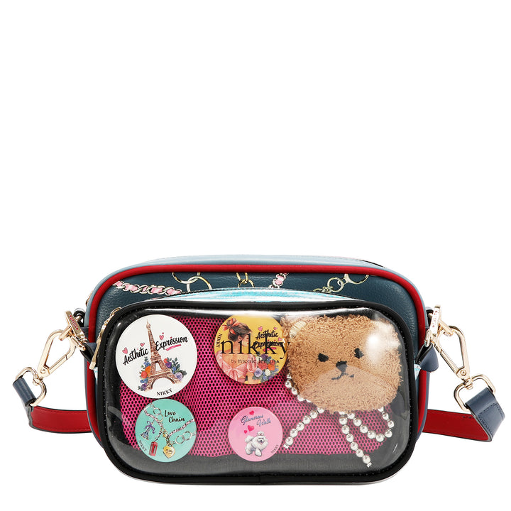 TEDDY &amp; PIN 2 PC CROSSBODY