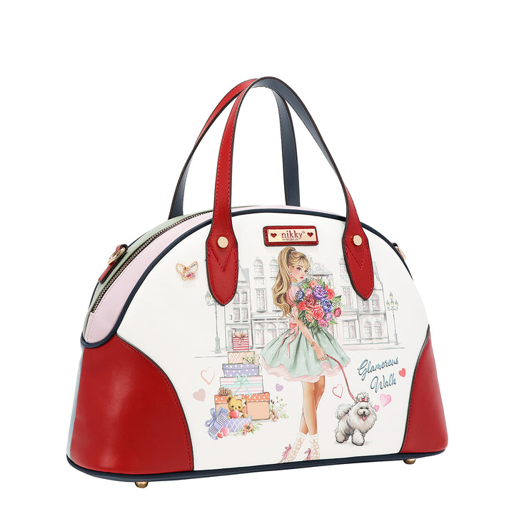 GLAMOROUS WALK 3PC SET (SATCHEL, MINI BACKPACK, WALLET)