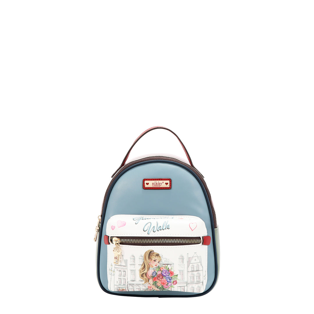 GLAMOROUS WALK 3PC SET (SATCHEL, MINI BACKPACK, WALLET)