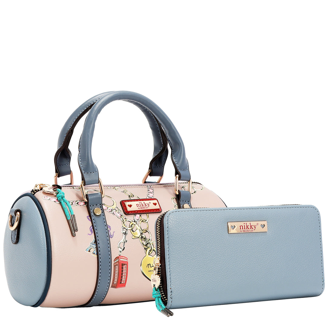 LOVE CHAIN 3PC SET (SATCHEL, CROSSBODY, WALLET)