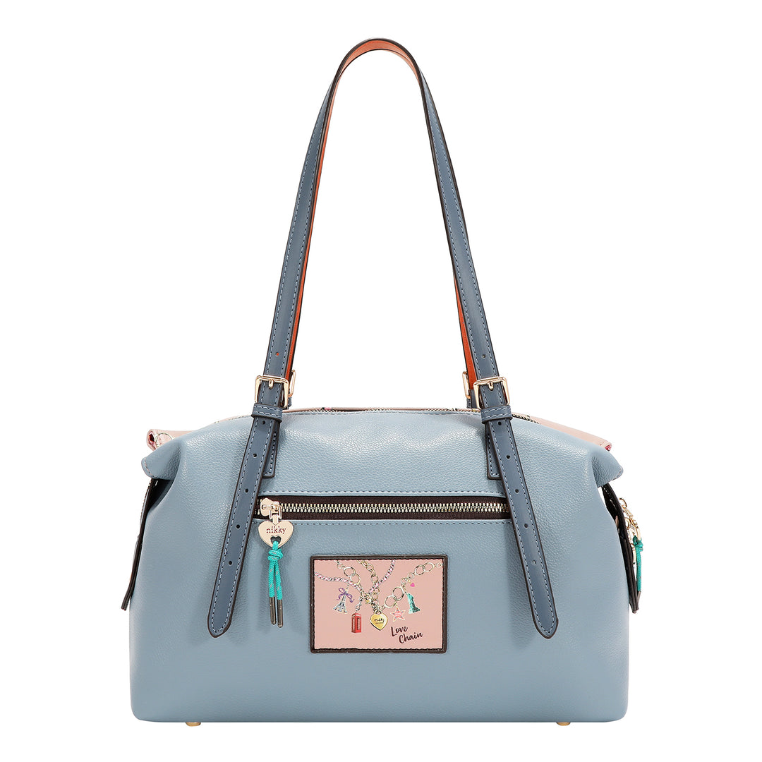 LOVE CHAIN 3PC SET (SATCHEL, CROSSBODY, WALLET)