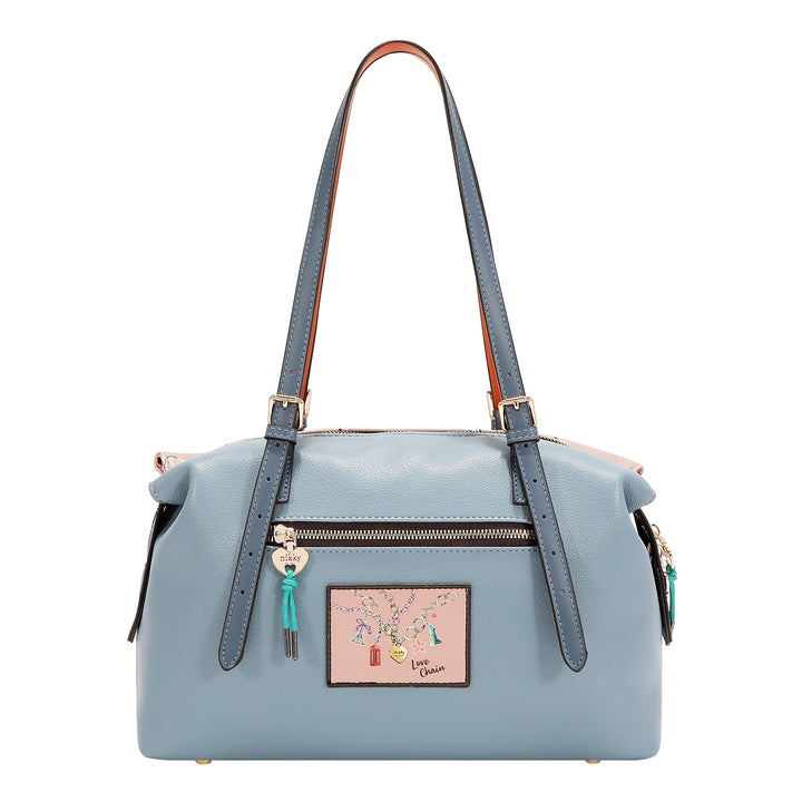 LOVE CHAIN 3PC SET (SATCHEL, CROSSBODY, WALLET)