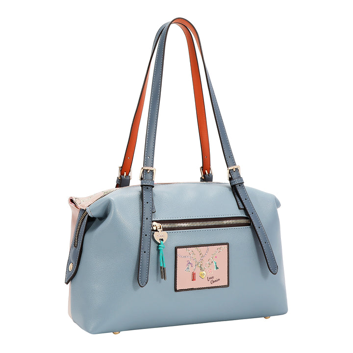 LOVE CHAIN 3PC SET (SATCHEL, CROSSBODY, WALLET)