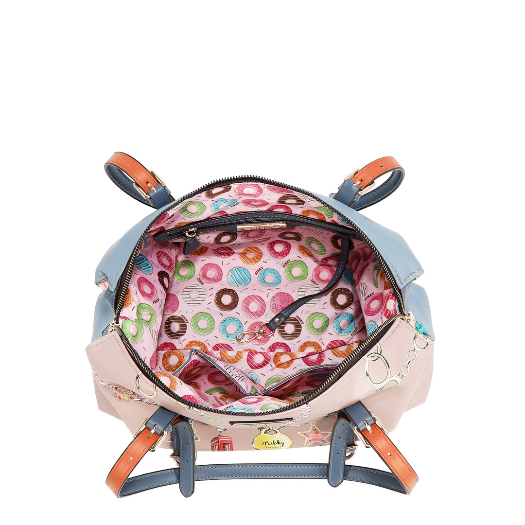 LOVE CHAIN 3PC SET (SATCHEL, CROSSBODY, WALLET)