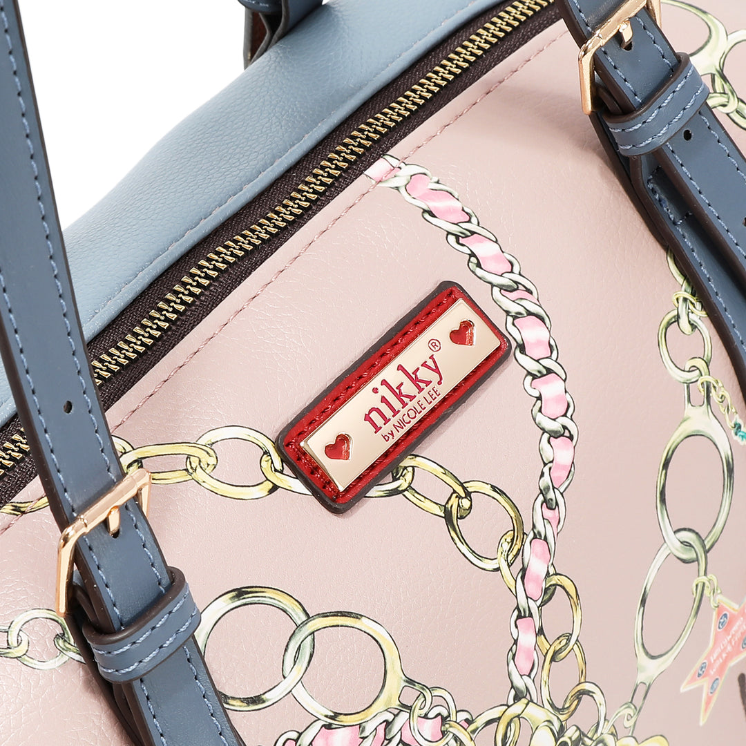 LOVE CHAIN 3PC SET (SATCHEL, CROSSBODY, WALLET)