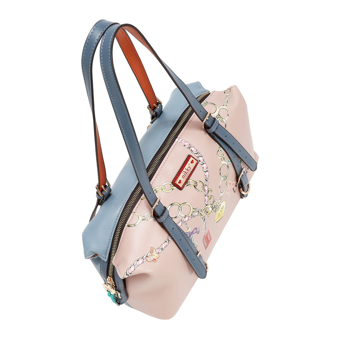 LOVE CHAIN 3PC SET (SATCHEL, CROSSBODY, WALLET)