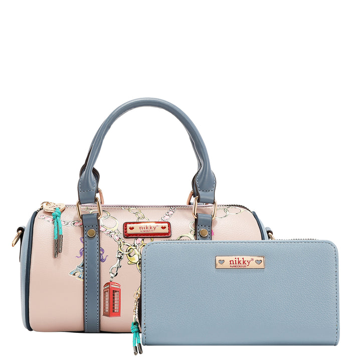 LOVE CHAIN 3PC SET (SATCHEL, CROSSBODY, WALLET)