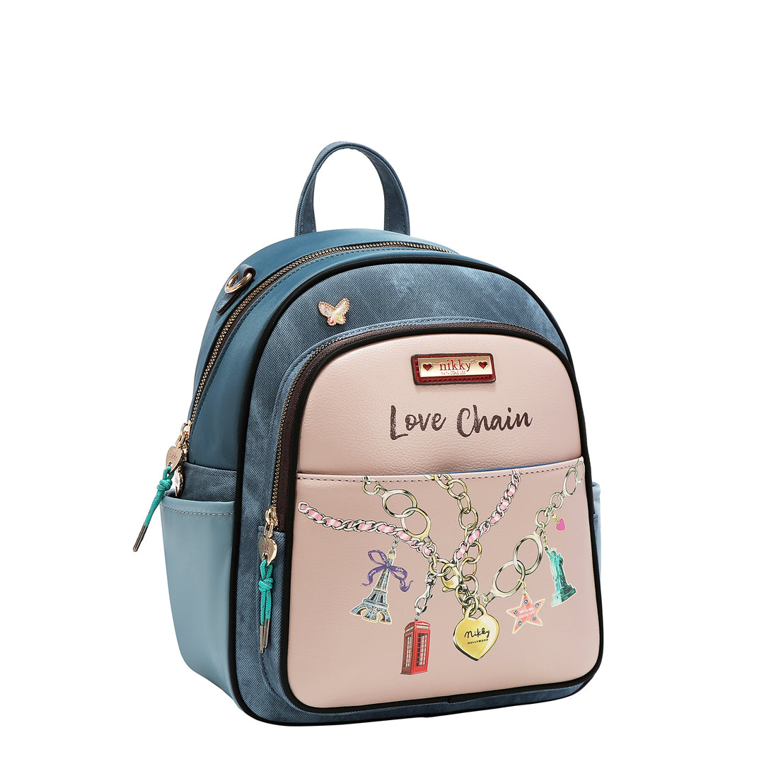 LOVE CHAIN 3 PC SET (BACKPACK, CROSSBODY, WALLET)