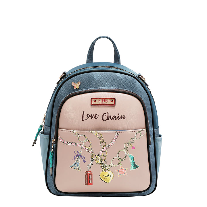 LOVE CHAIN 3 PC SET (BACKPACK, CROSSBODY, WALLET)