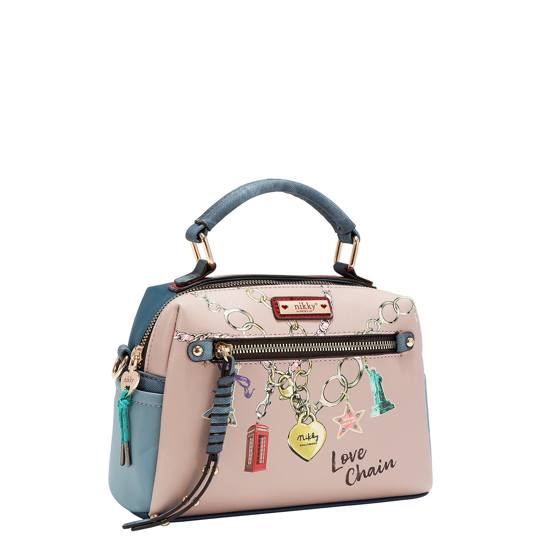 LOVE CHAIN 3 PC SET (BACKPACK, CROSSBODY, WALLET)