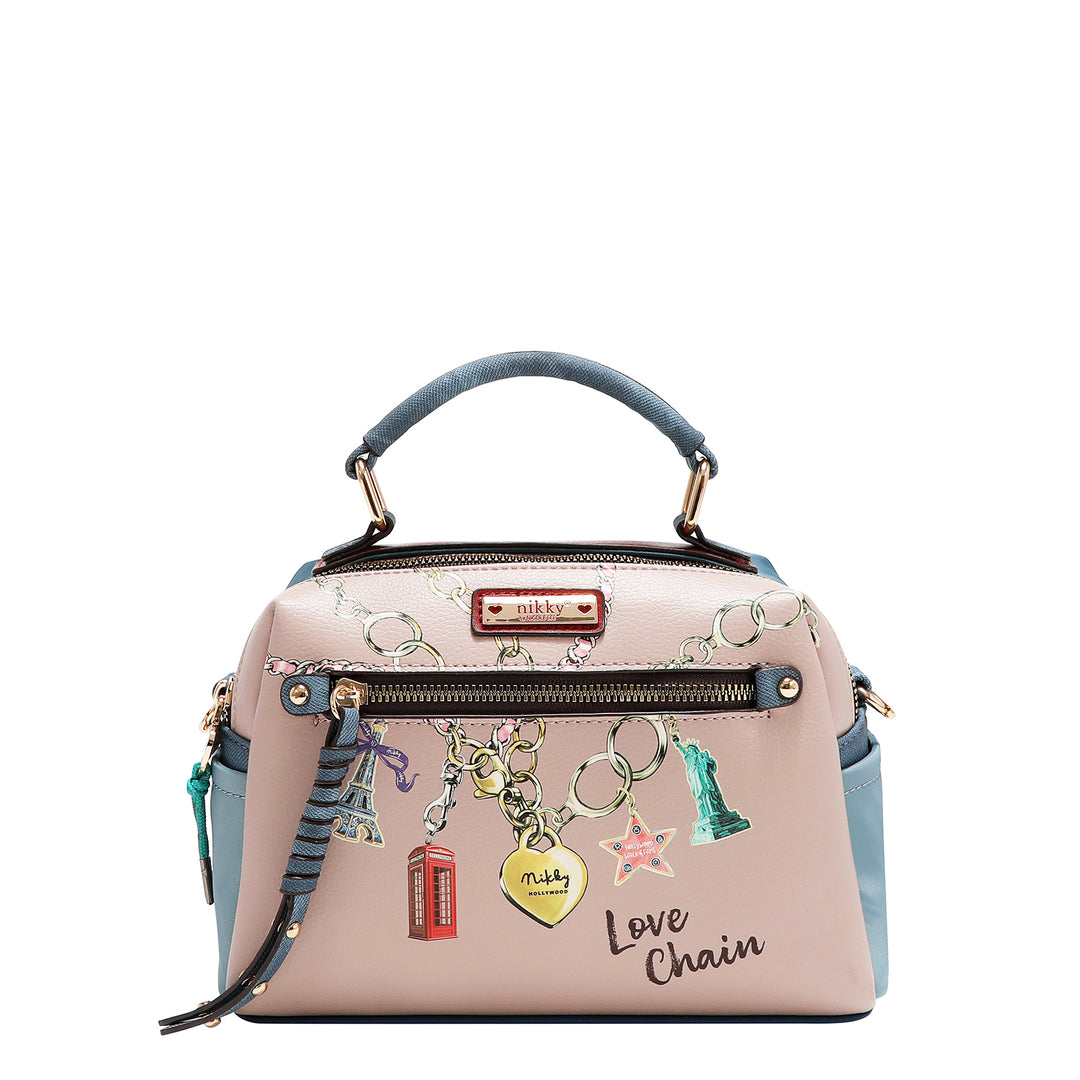 LOVE CHAIN 3 PC SET (BACKPACK, CROSSBODY, WALLET)