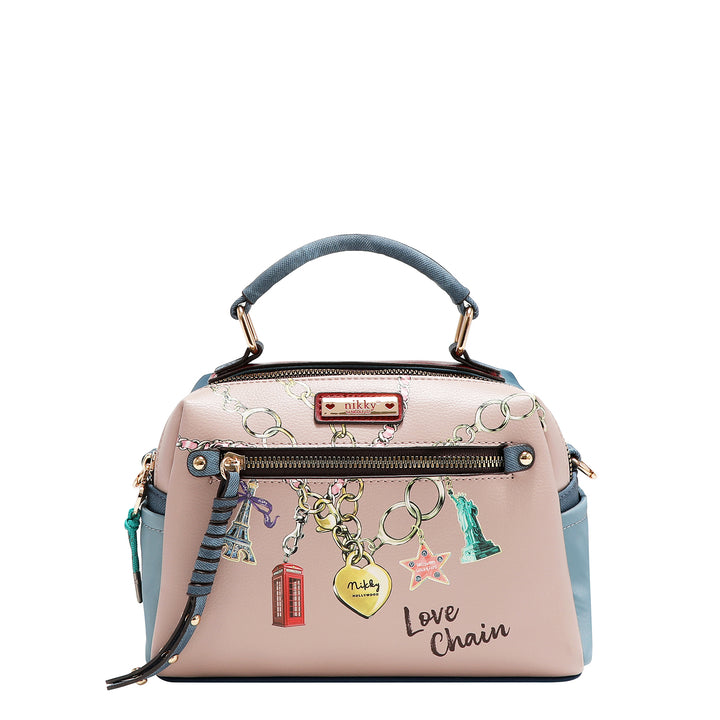 LOVE CHAIN 3 PC SET (BACKPACK, CROSSBODY, WALLET)