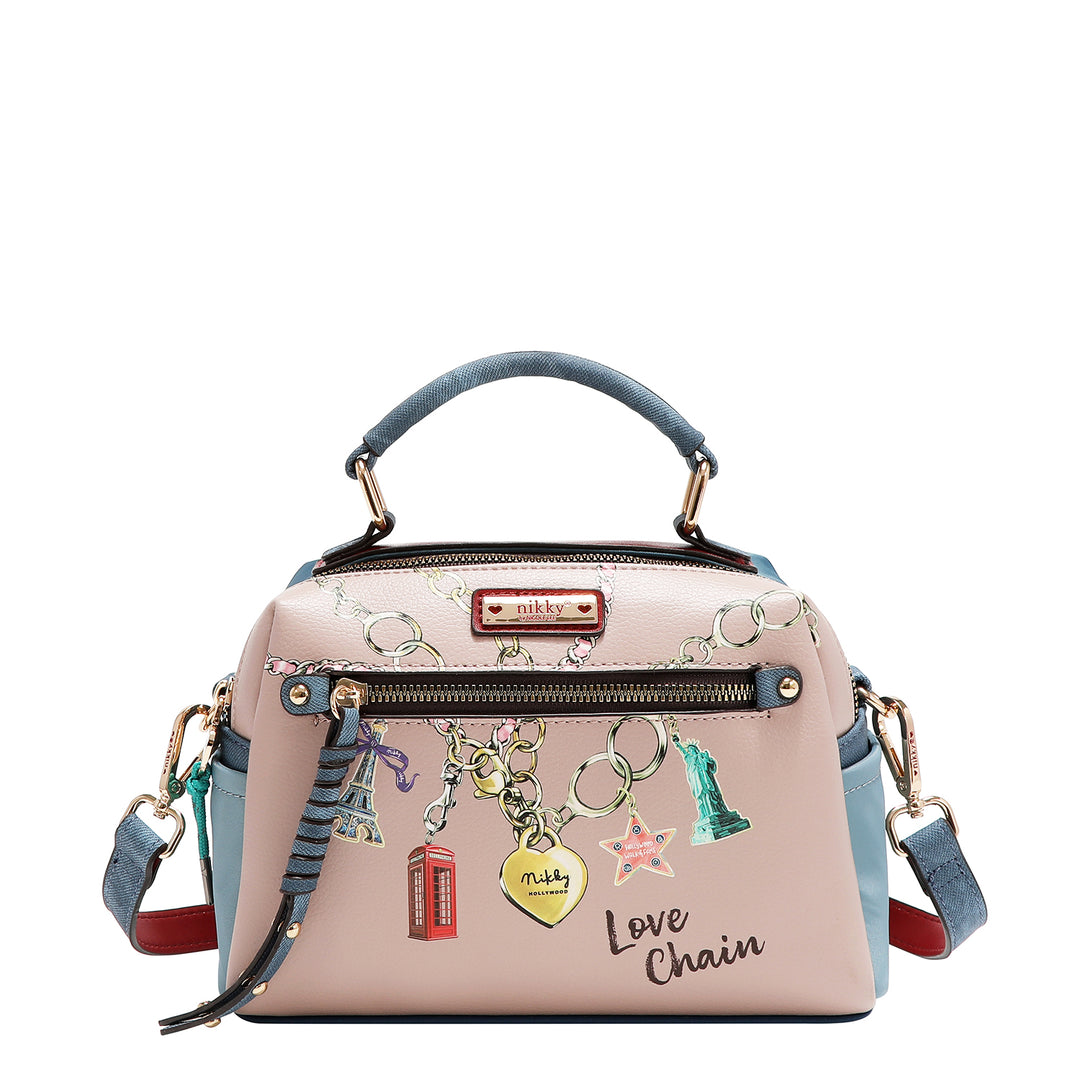 LOVE CHAIN 3 PC SET (BACKPACK, CROSSBODY, WALLET)