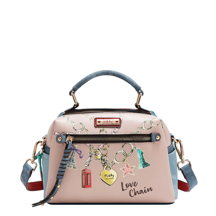 LOVE CHAIN 3 PC SET (BACKPACK, CROSSBODY, WALLET)