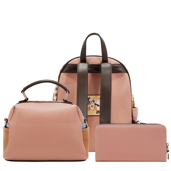 LOVE CHAIN 3 PC SET (BACKPACK, CROSSBODY, WALLET)