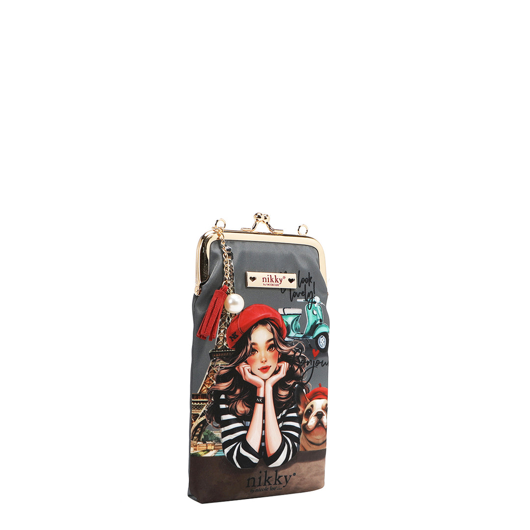 NIKKY KISSLOCK PHONE AND SUNGLASS PURSE