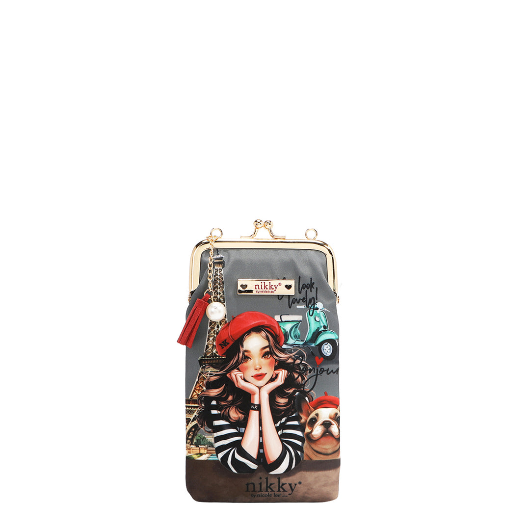 NIKKY KISSLOCK PHONE AND SUNGLASS PURSE